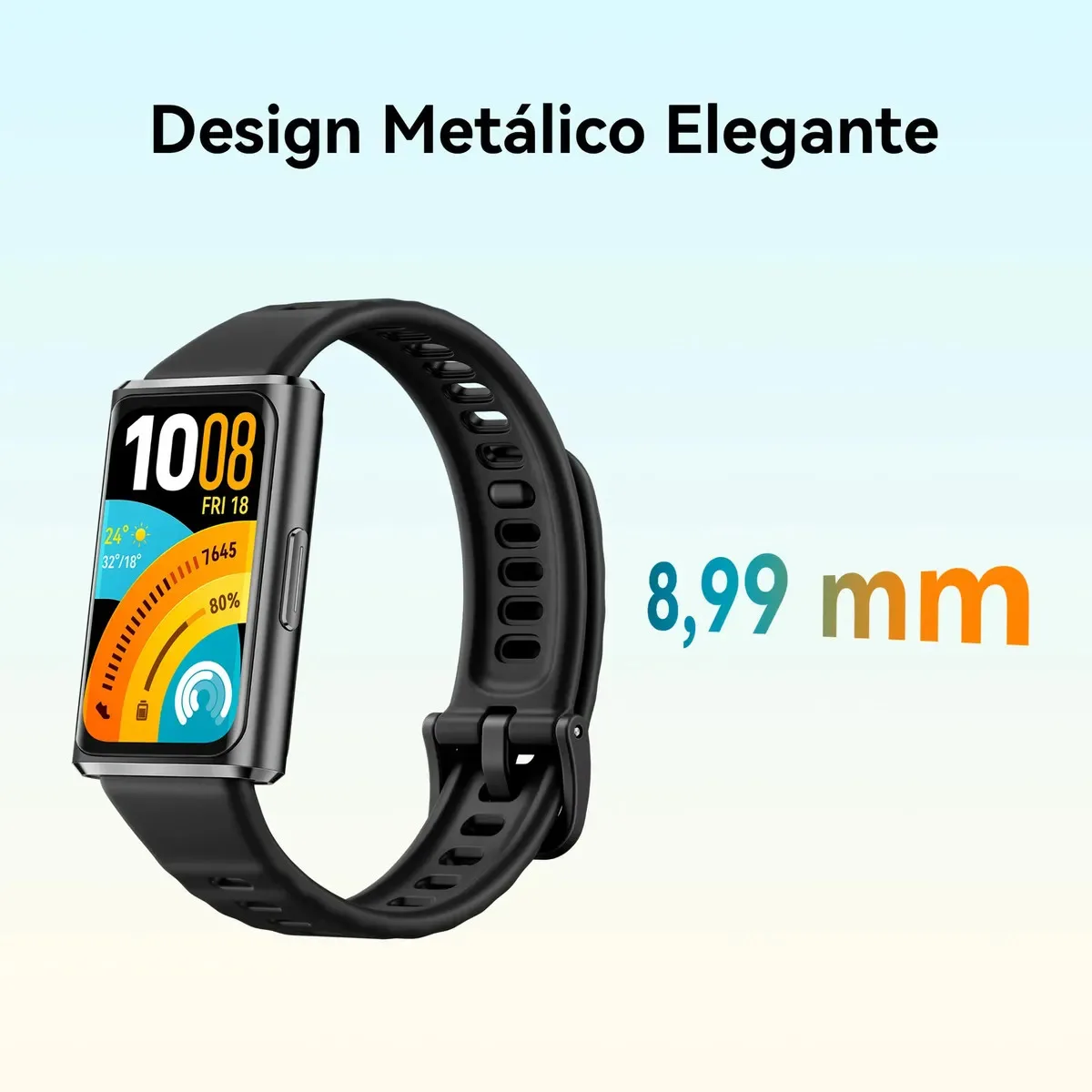 Smartwatch HUAWEI Band 11 Pro Posicionamento GNSS Autônomo Tela 162" AMOLED Bateria com Autonomia de Até 14 Dias Monitoramento Aprimorado do Sono Compatível com iOS e Android Preto