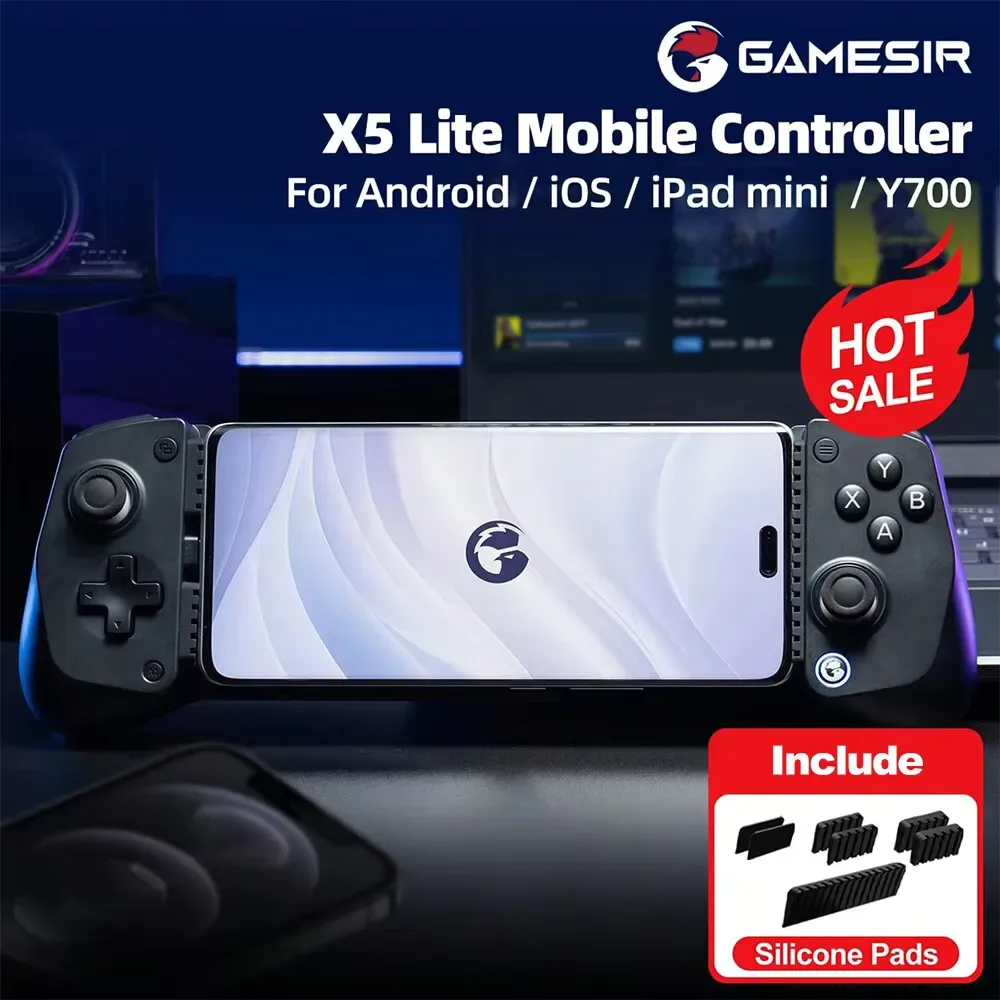 Controle GameSir X5 Lite para Jogos Móveis, Gamepads para iPhone Séries 17, 16, 15, iOS, iPad Mini, Y700 e Tablets Android - AliExpress 44