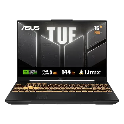ASUS TUF Gaming F16 Intel Core 5, RTX 4050, 8 GB, 512 GB SSD, KeepOS,16.0'' FHD, Mecha Gray - FX607VU-RL054