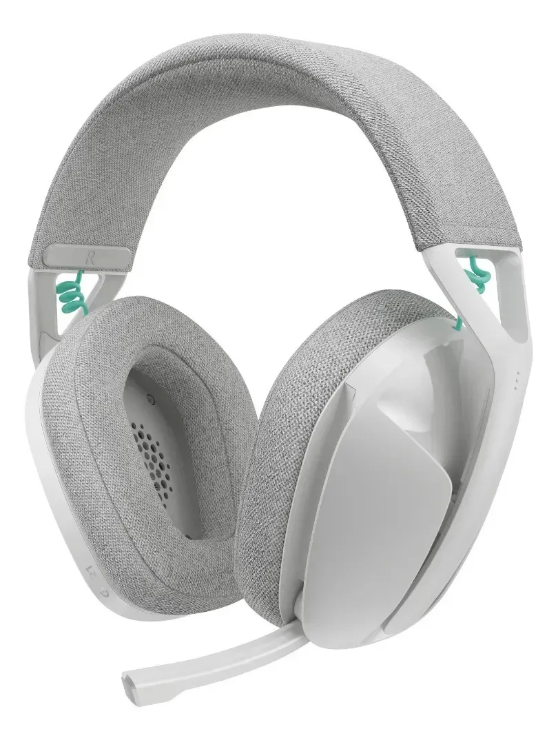 Headset Gamer Sem Fio Logitech G321 LIGHTSPEED/Bluetooth, bateria durável, Compatível com PC/PS4/PS5/Nintendo Switch/Smartphone - Branco